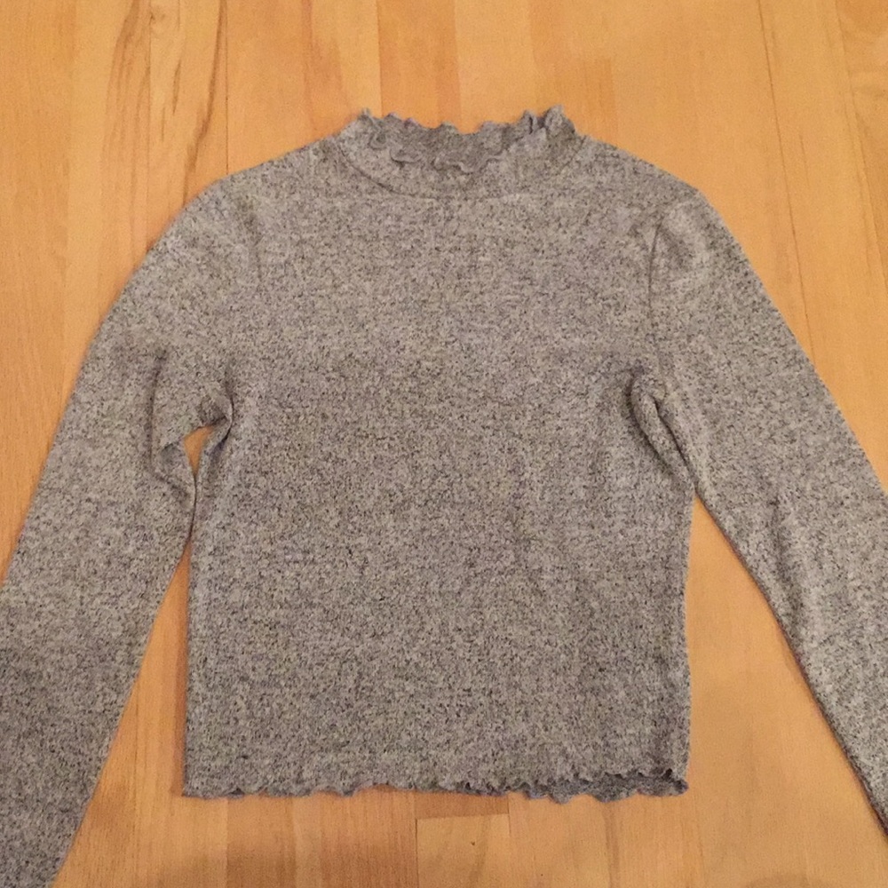 PacSun Mock Neck Long Sleeve Top (S)